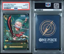 One Piece Roronoa Zoro Championship Event Stamped P-042 PSA 10 Gem Mint - Image 1