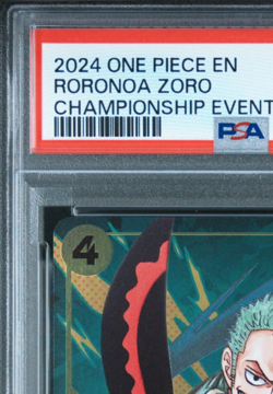 One Piece Roronoa Zoro Championship Event Stamped P-042 PSA 10 Gem Mint - Image 3