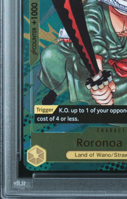 One Piece Roronoa Zoro Championship Event Stamped P-042 PSA 10 Gem Mint - Image 5