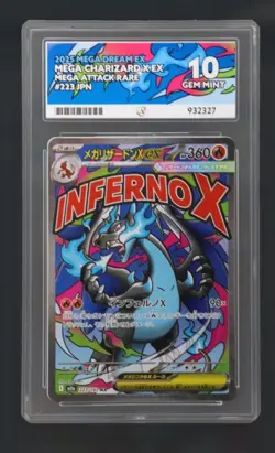 Pokemon TCG, Mega Dream, Mega Charizard X Ex 223/193, GEM MINT ACE 10 - Image 1