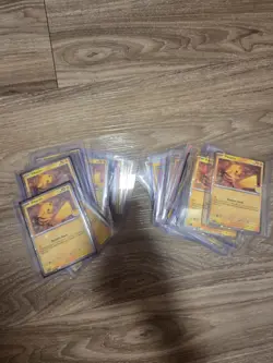 LOT OF (105) Pokemon Pikachu 051/162. Cosmos Holo 2026 Pokemon DAY Promo - Image 1