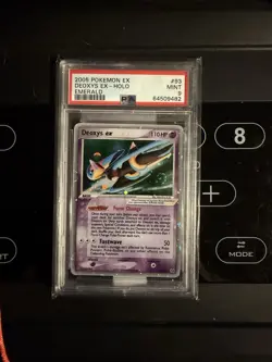 2005 POKEMON EX EMERALD #93 DEOXYS EX-HOLO PSA 8 - Image 1