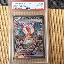 [PSA10] mc08 Rare Error Pokemon Card Ruler Of Black Flame Charizard Ex Sar Psa10 - Image 2
