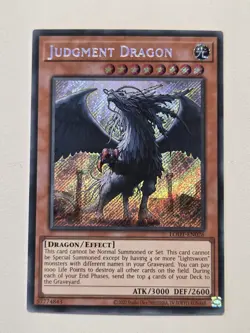 Judgment Dragon LODT-EN026 EURO Print Secret Rare Yugioh Light of Destruction - Image 1