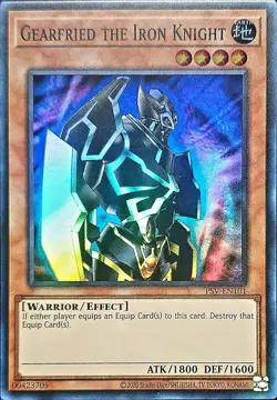 Gearfried the Iron Knight PSV-EN101 - Super Rare - Unlim. Ed. - 25th Anniv.- NM - Image 1