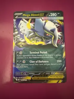 Mega Absol EX 086/132 Full Art NM/M Mega Evolution Pokemon Card - Image 1