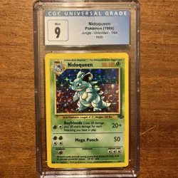CGC 9 MINT Nidoqueen 1999 Jungle 7/64 Holo Pokemon Card - Image 1
