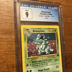 CGC 9 MINT Nidoqueen 1999 Jungle 7/64 Holo Pokemon Card - Image 2