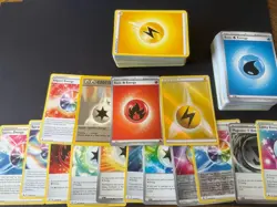 Pokemon Cards LOT OF ENERGY - 233 Random Energy Cards With Some Uncommon/holo - Image 1