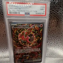 Pokemon TCG Oricorio ex 024 Me: Mega Evolution Promo Holo Promo PSA 9 Card - Image 1