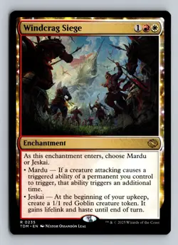 Windcrag Siege - TDM #235 Rare - NM / Mint Tarkir Single - Image 2