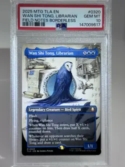 PSA 10 2025 MTG AVATAR: LAST AIRBENDER BORDERLESS WAN SHI TONG, LIBRARIAN - Image 1