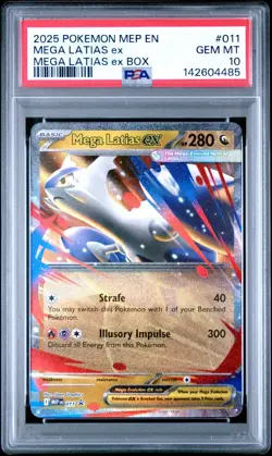Pokemon PSA 10 Mega Latias ex Box MEP Black Star Promo #11 - Image 1