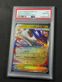 Pokemon PSA 10 Mega Latias ex Box MEP Black Star Promo #11 - Image 2