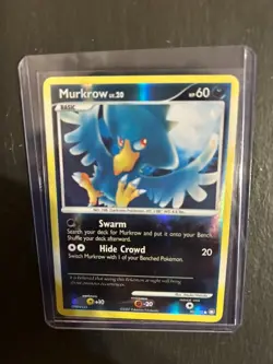 Pokemon Mysterious Treasures Reverse Holo Murkrow 90/123 Lightly Played - Image 1