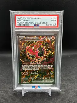 2025 POKEMON MEP ULTRA-PREMIUM COLLECTION #024 ORICORIO EX PSA 9 - Image 1