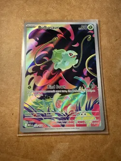 Pokemon TCG Bulbasaur 133/132 Mega Evolution IR Holo - Image 1
