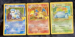 Pokemon TCG Charizard Blastoise Venusaur 25th Anniversary Celebrations Holo Mint - Image 4
