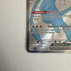 Pokemon Mew ex Full Art Shiny Ultra Rare Holo SV Paldean Fates 216/091 EN - Image 5