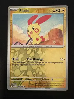 POKEMON TCG PLUSLE 060/182 PARADOX RIFT REVERSE HOLO ENGLISH - Image 1