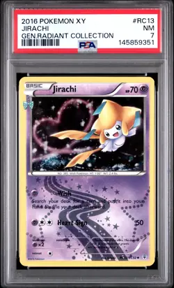 2016 Pokemon Generations RC13 Jirachi PSA 7 145859351 - Image 1