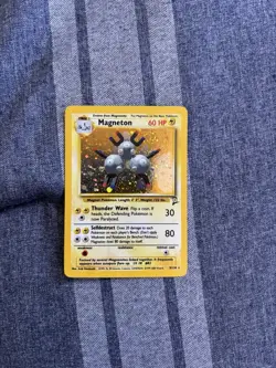 Pokemon TCG Base Set 2 Magneton 009/130 Holo English 1999 *SWIRL* MINT CONDITION - Image 3