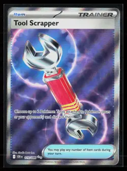 Tool Scrapper 115/086 Ultra Rare ME04: Chaos Rising Pokemon NM - Image 1