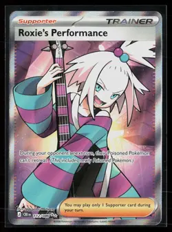 Roxie's Performance 112/086 Ultra Rare Trainer ME04: Chaos Rising Pokemon NM - Image 1