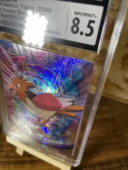 2000 Topps Chrome Pokemon Spectra HOLO #21 SPEAROW NM - Image 2