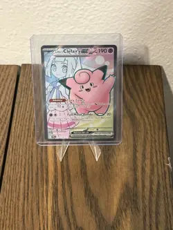 Pokemon TCG Lillie's Clefairy ex 173/159 SV09 Journey Together Full Art Holo - Image 1
