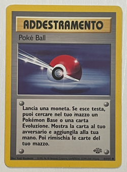 Carta Pokemon Poke Ball (numero 64/64) appartenente al set Jungle - Image 1