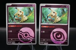 Mimikyu Psychic and Pokeball Holo Lot NM - Pokemon Chinese Gem Pack Vol.3 - Image 1