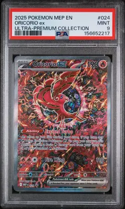2025 POKEMON MEP ULTRA-PREMIUM COLLECTION PROMO #024 ORICORIO EX PSA 9 - Image 1