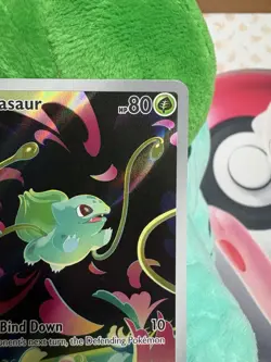 Pokemon TCG Bulbasaur 133/132 Misc Cards & Products Stamped Holo IR ENG - Image 3