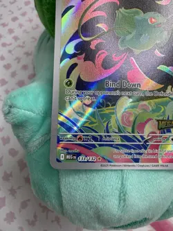 Pokemon TCG Bulbasaur 133/132 Misc Cards & Products Stamped Holo IR ENG - Image 5