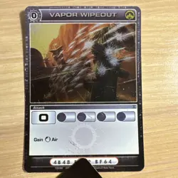 Chaotic 120/200 Vapor Wipeout Holo Foil Rare Attack Card - Image 3