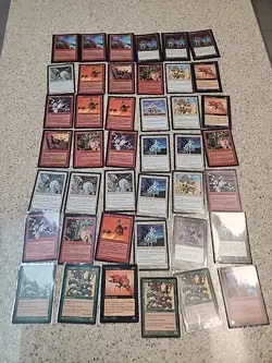 Lot Of 42 MTG Tempest Cards 1997 Wizards Of The Coast Magic The Gathering - Image 1