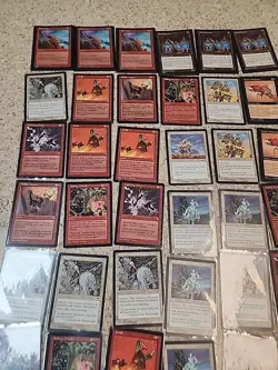 Lot Of 42 MTG Tempest Cards 1997 Wizards Of The Coast Magic The Gathering - Image 3