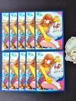 ONE PIECE Card Game Custom Art Don Sleeves Bandai Japan (10pc) - Nami & Zeus NEW - Image 2
