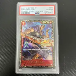 [PSA10] mc08 Psa10 One Piece Card Ben Beckman Cs Championship - Image 1