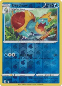 Drednaw 81/264 Reverse Holo | Fusion Strike | Pokemon Card - Image 1