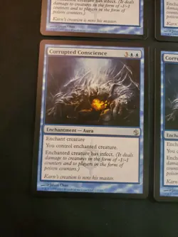 4x Corrupted Conscience Mirrodin Besieged MTG Magic The Gathering Tcg Playset - Image 5