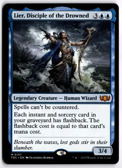 Lier, Disciple of the Drowned NM TDC Commander: Tarkir: Dragonstorm MTG - Image 1