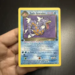 Dark Gyarados (25) #25/82 (1st Edition) (NM) Team Rocket TR Pokemon - Image 1