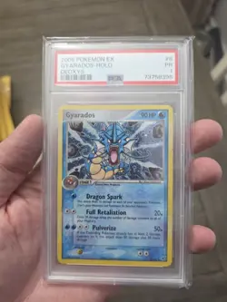 Pokemon TCG PSA 1 Gyarados Holo EX Deoxys #8 POP 6!! - Image 1