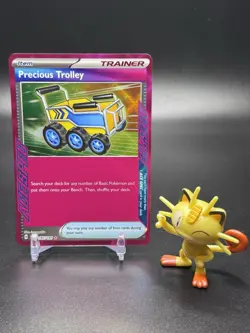 Precious Trolley 185/191 Pokemon Sv08: Surging Sparks Holo - NM - Image 1