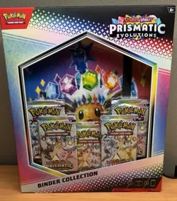 Pokemon TCG Scarlet Violet Prismatic Evolutions Binder Collection New Sealed - Image 1