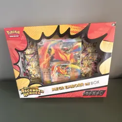 Pokemon TCG Mega Evolution—Ascended Heroes Mega Emboar EX Box Booster Promo - Image 1
