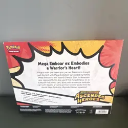 Pokemon TCG Mega Evolution—Ascended Heroes Mega Emboar EX Box Booster Promo - Image 2