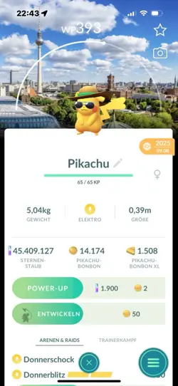 Pokemon Go Pikachu Berlin Hintergrund / Background - Image 1